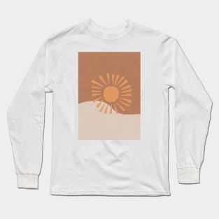 Sun Boho Nordic Style Long Sleeve T-Shirt